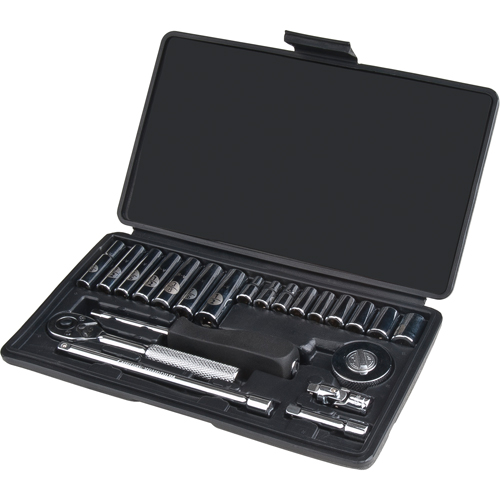 Jeu de douilles, 22 Mcx, Prise de 1/4", Profond Oxymax Inc