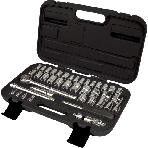 Jeux de douilles SAE/m&eacute;triques 1/4" et 3/8", 41 Mcx Oxymax Inc