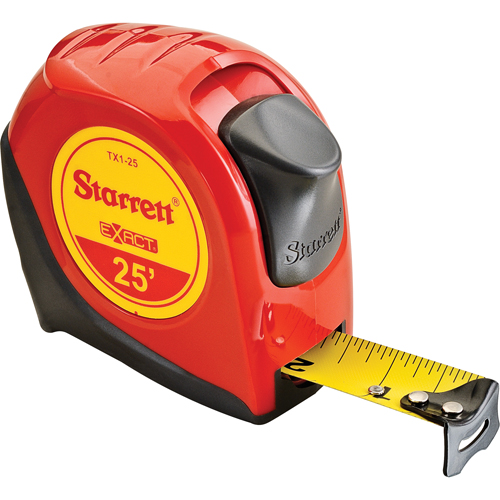 Ruban &agrave; mesurer pour ing&eacute;nieur, 1" x 25', Marques de goujon 1/16" Oxymax Inc