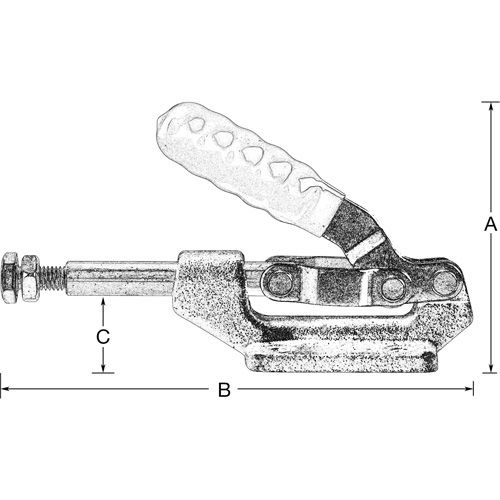 Straight Line Hold Down Clamps, 600 lbs. Clamping Force Oxymax Inc