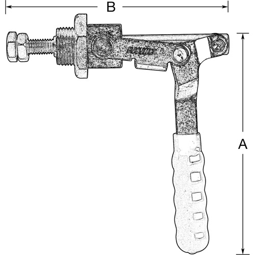 Straight Line Hold Down Clamps, 300 lbs. Clamping Force Oxymax Inc