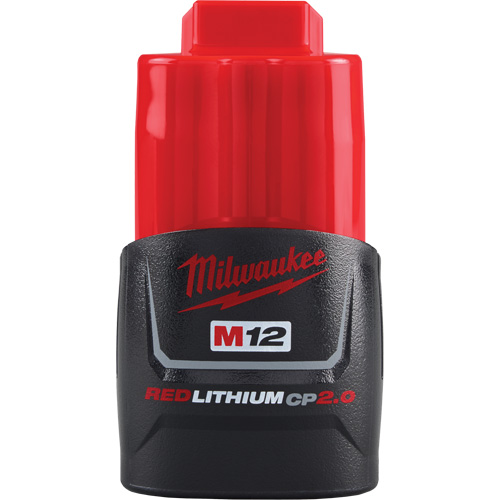 M12 Redlithium 2.0 Battery, Lithium-Ion, 12 V, 2 A Oxymax Inc