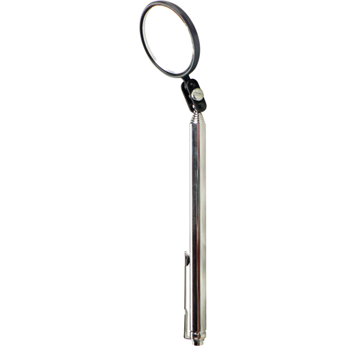 Miroir d'inspection, Circulaire, 1-1/2" lo x 1-1/2" la, T&eacute;lescopique Oxymax Inc