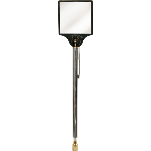 Miroir d'inspection &agrave; aimant, Carr&eacute;e, 2" lo x 2" la, T&eacute;lescopique Oxymax Inc