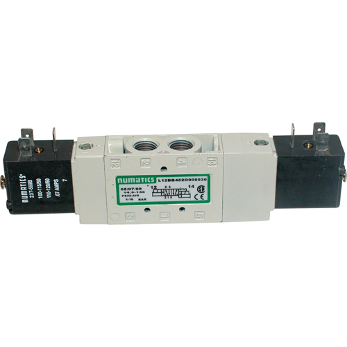 Pilot 5-Way 2-Position 4-Way Solenoid Valves, 3/8" Pipe, 150 PSI Oxymax Inc