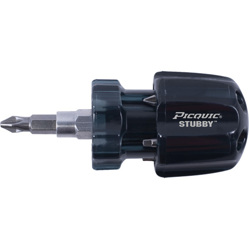Stubby Multi-Bit Screwdrivers, 1-3/10" L Oxymax Inc