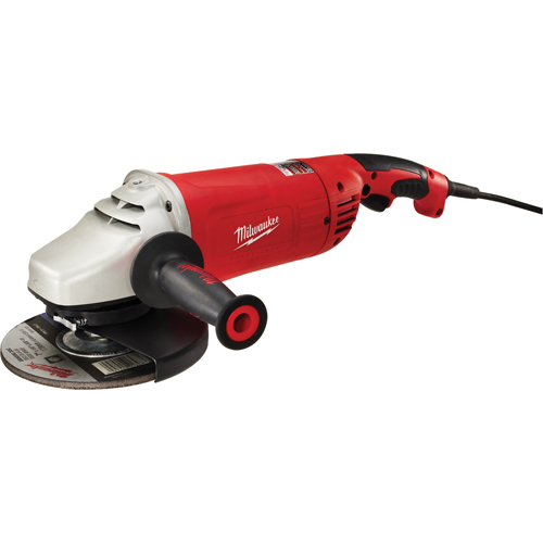 Meuleuse &agrave; angle large et prise g&acirc;chette avec verrou, 7"/9", 120 V, 15 A, 6000 Tr/min Oxymax Inc