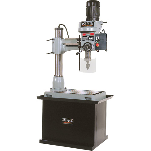 Perceuse radiale avec support, 1/2" Mandrin, 5 Vitesse(s), 19-5/8" la x 21-5/8" lo, #3 Morse Oxymax Inc