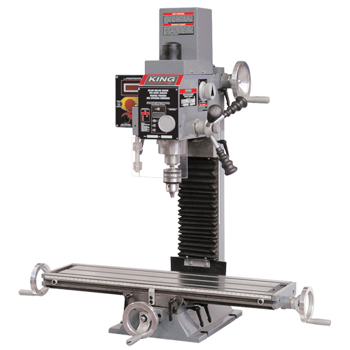 Milling Drilling Machine with Digital Readout, 2 Speeds, 5/8" Drilling Capacity Oxymax Inc