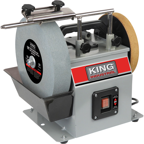 Affûteuse s&egrave;che-humide, Dia de roue 10", 1/4 CV, 115 tr/min Oxymax Inc