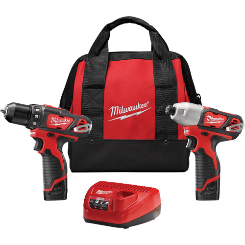 M12 Cordless 2-Tool Combo Kit, Lithium-Ion, 12 V Oxymax Inc