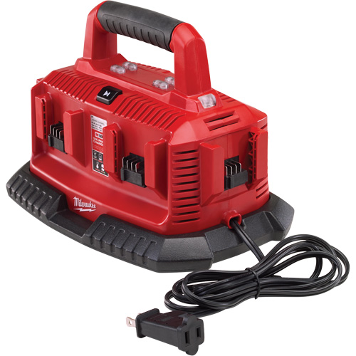 M18 Six Pack Sequential Charger, 18 V, Lithium-Ion Oxymax Inc