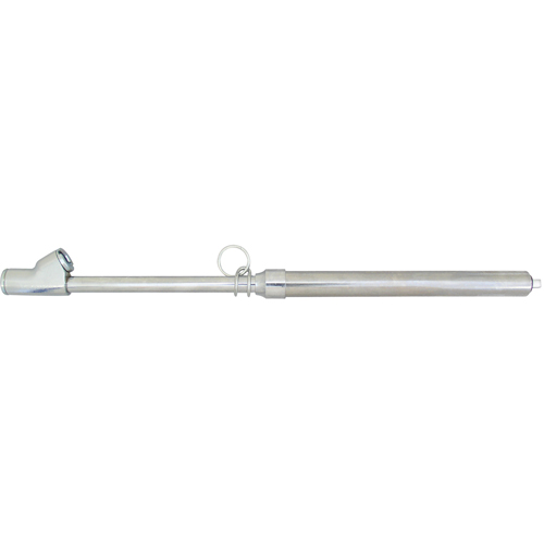 Manom&egrave;tres pour roues jumel&eacute;es- Manometres pour pneus a buse jumelee droite (Tige en nylon) Oxymax Inc