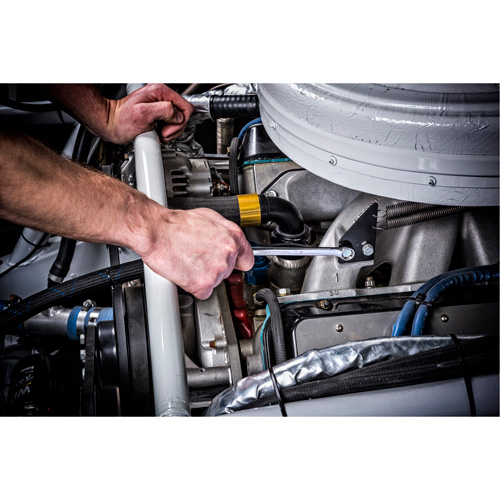 12-Point Long Pattern Wrench Set with Tool Roll, Combination, 15 Pieces, Imperial Oxymax Inc