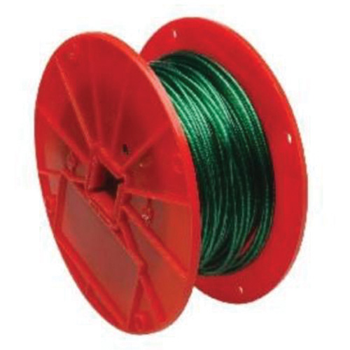 C&acirc;ble m&eacute;tallique, 250' (76,2 m) x 1/16", 28 lb (0,014 tonne), Rev&ecirc;tement de vinyle Oxymax Inc