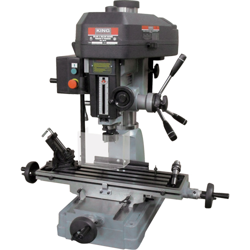 Milling Drilling Machines, 12 Speeds, 1-1/4" Drilling Capacity Oxymax Inc