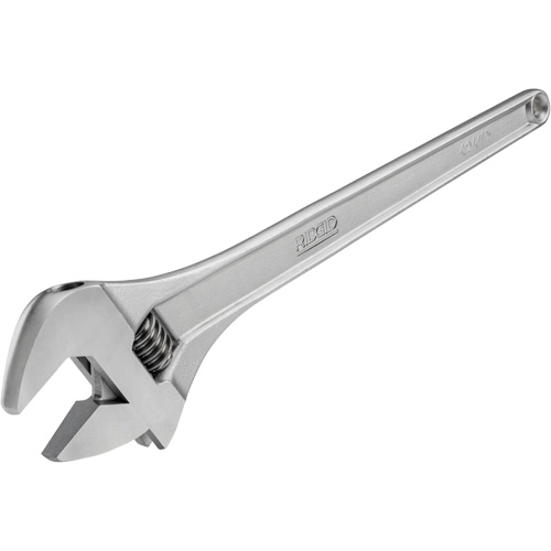 Adjustable Wrench, 6" L, 3/4" Max Width, Chrome Oxymax Inc