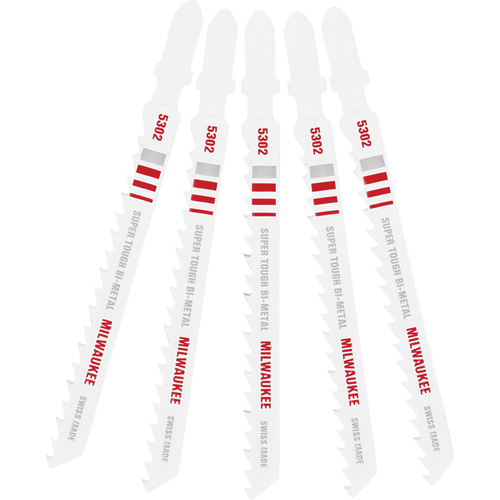 Lame de scie sauteuse, Bim&eacute;tal, Tige en T, 4" lo, 6 dents par pouce Oxymax Inc