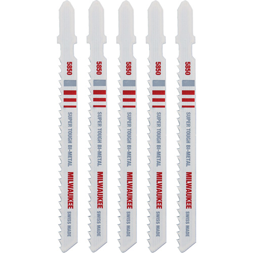 Jigsaw Blade, Bi-Metal, T-Shank, 4" L, 8 TPI Oxymax Inc