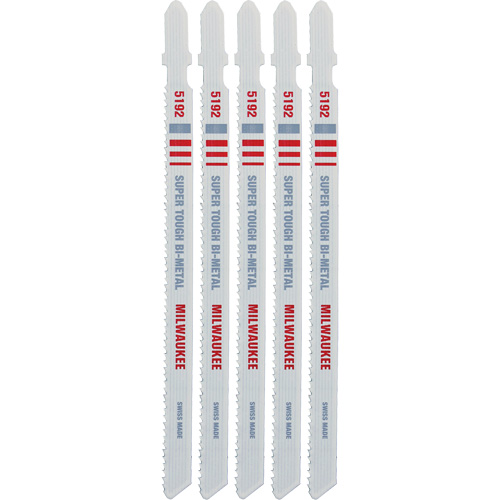 Jigsaw Blade, Bi-Metal, T-Shank, 5-1/4" L, 14 TPI Oxymax Inc
