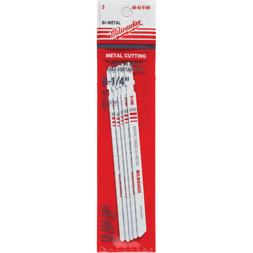 Lame de scie sauteuse, Bim&eacute;tal, Tige en T, 5-1/4" lo, 24 dents par pouce Oxymax Inc