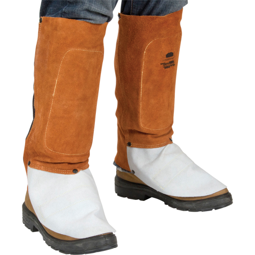 Leather Spats, 14" L, Lava Brown Oxymax Inc
