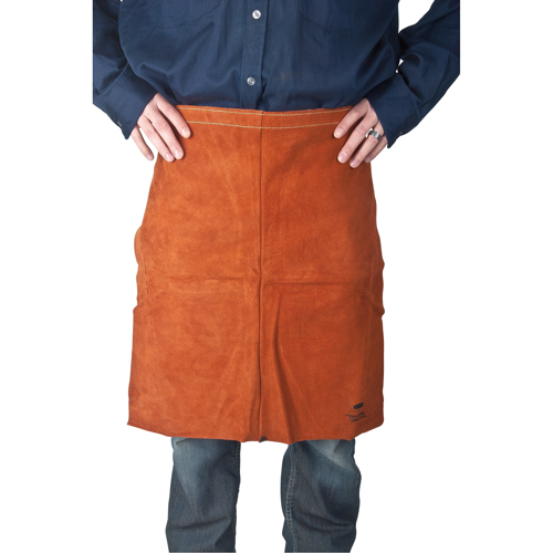 Leather Apron, Waist, 24" L, Lava Brown Oxymax Inc