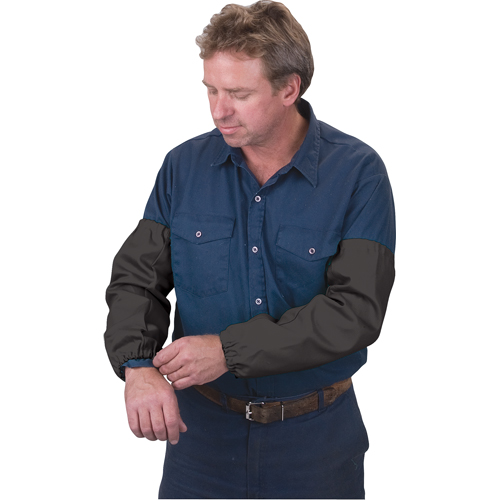 Flame Retardant Sleeves, 18" L, Black Oxymax Inc