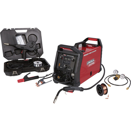 POWER MIG&reg; 215 MPi Multi-Process Welder Aluminum One-Pak&reg;, 120 V/230 V, 1 Ph, 60 Hz Oxymax Inc