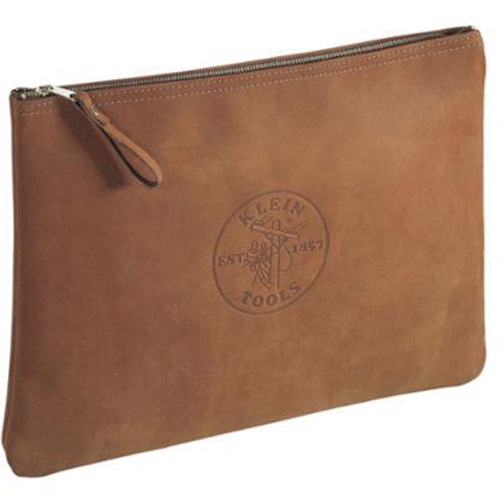 Sac &agrave; fermeture &agrave; glissi&egrave;re de portfolio en cuir pour entrepreneur, Porte-outil, Cuir, 1 Poches Oxymax Inc