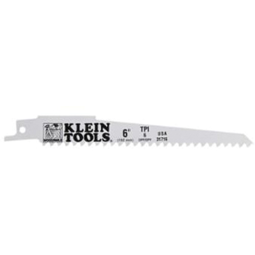 Reciprocating Saw Blades, Bi-Metal, 6 TPI, 6" L x 3/4" W Oxymax Inc
