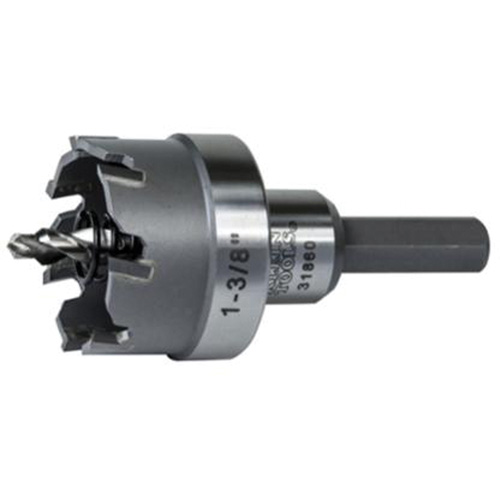 Heavy-Duty Hole Cutter, 7/8", 3/16" Depth of Cut, Carbide Oxymax Inc