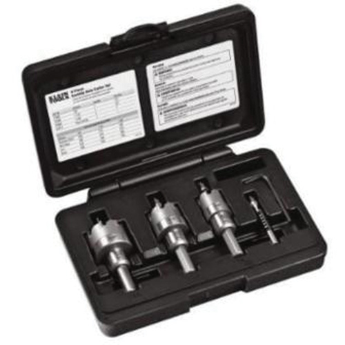 Ensemble de coupe-trous en carbure avec &eacute;tui de transport robuste, 4 morcea Oxymax Inc