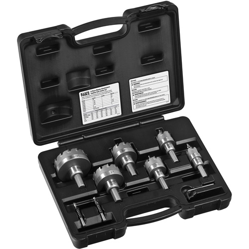 Master Electrician's Hole Cutter Kit, 8 Pieces Oxymax Inc