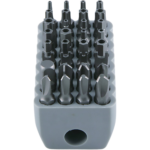 Jeu d'embouts inviolables, 32 Mcx, Hexagonale/&agrave; ergots/Torq-Set/Torx/Triple ailette Oxymax Inc