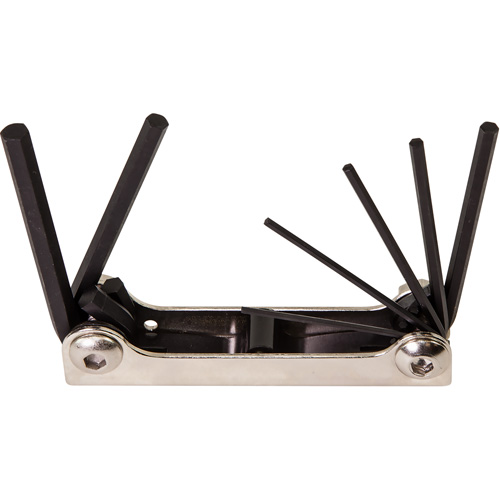 Folding Hex Key Set, 7 Pcs., Metric Oxymax Inc