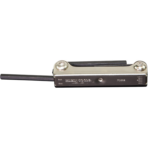 Folding Hex Key Set, 7 Pcs., Metric Oxymax Inc