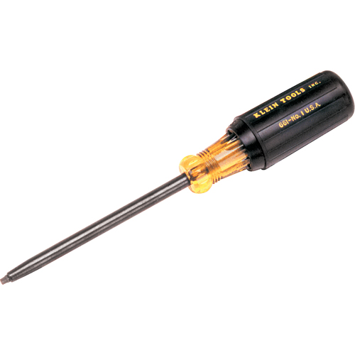 Square Recess Screwdriver, #1 Tip, Round, 11-3/4" L, Cushion Grip Handle Oxymax Inc