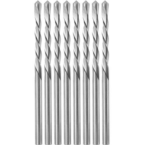 8-Piece Guidepoint Spiral Saw Bit with 1/8" Diameter, 1/8", 3/4" Flute Oxymax Inc