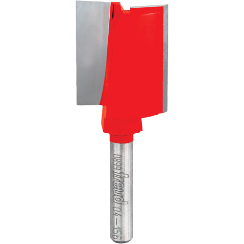 Router Bit - Double Flute Straight Bit, 1" Dia., 3/4" H, 2-9/16" L, 1/4" Shank Oxymax Inc