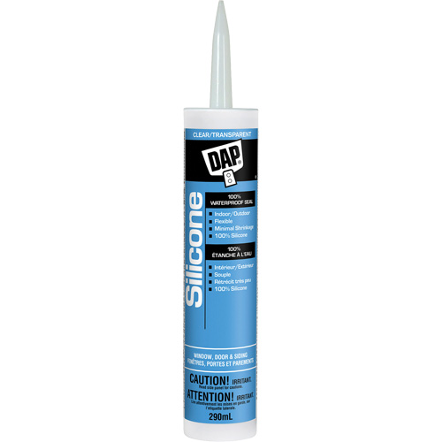 Silicone Sealant, 290 ml, Tube, Clear Oxymax Inc