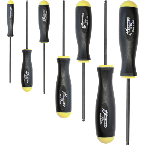 Ball Driver Screwdriver Sets - SAE, 7 Pcs. Oxymax Inc