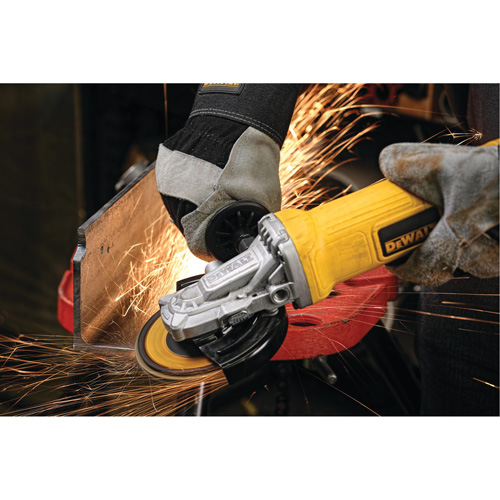 Petite meuleuse d'angle avec interrupteur &agrave; palette, 4-1/2", 120 V, 9 A, 12 000 Tr/min Oxymax Inc