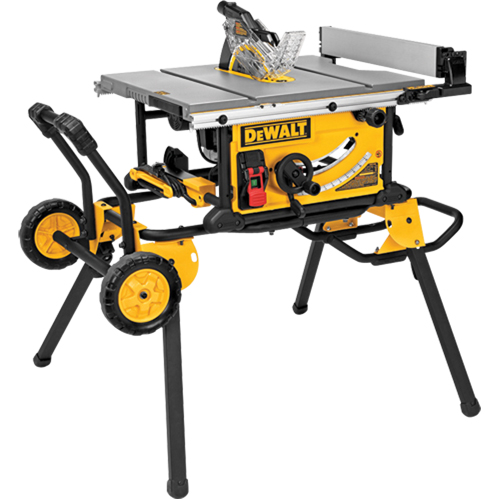 Scie de table pour chantier avec support roulant, 15 A, 4800 tr/min Oxymax Inc