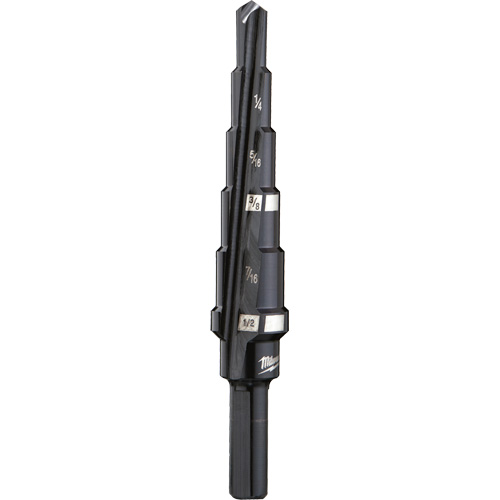 Foret &eacute;tag&eacute; no 2, 3/16" - 1/2", Incr&eacute;ments de 1/16", Acier rapide Oxymax Inc