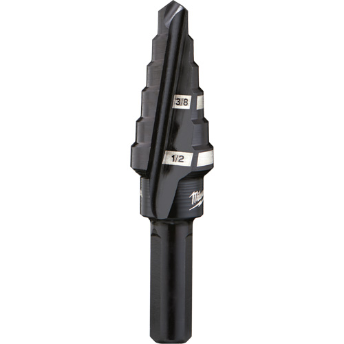 Foret &eacute;tag&eacute; no 6, 3/8" - 1/2", Incr&eacute;ments de 1/16", Acier rapide Oxymax Inc