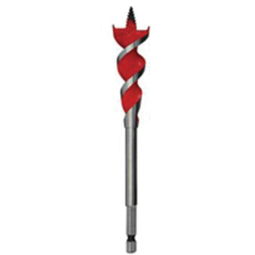 Speed Feed Wood Bit, 1", 6-1/2" Length, 1/4" Hex Shank Oxymax Inc