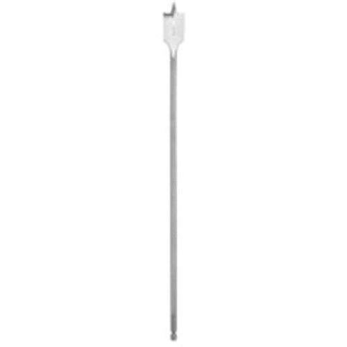 Flat Boring Bit, 7/8" Diameter, 1/4" Hex Shank, 16" Length Oxymax Inc