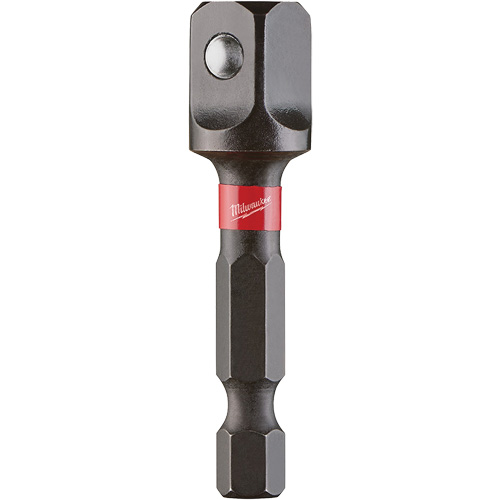Shockwave Impact Driver Socket Adapters, 1/4" Drive Size, 3/8" Male Size, Ball, 1-7/8" L Oxymax Inc