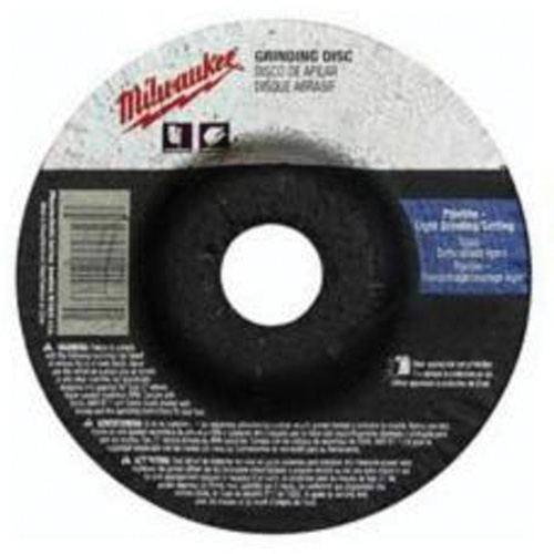 Grinding Wheel, 4-1/2" x 1/8", 7/8" Arbor, Aluminum Oxide, Type 27 Oxymax Inc